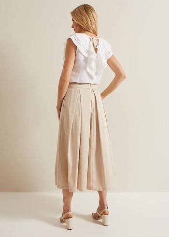 Phase Eight Trinity Pleated Skirts Grey Canada | QXGRUM-605